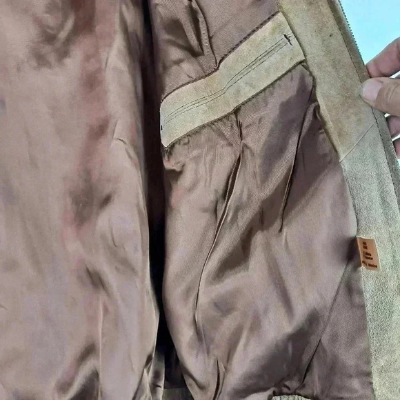 CEVY'S Suede Jacket Size 48 - Picture 6 of 10